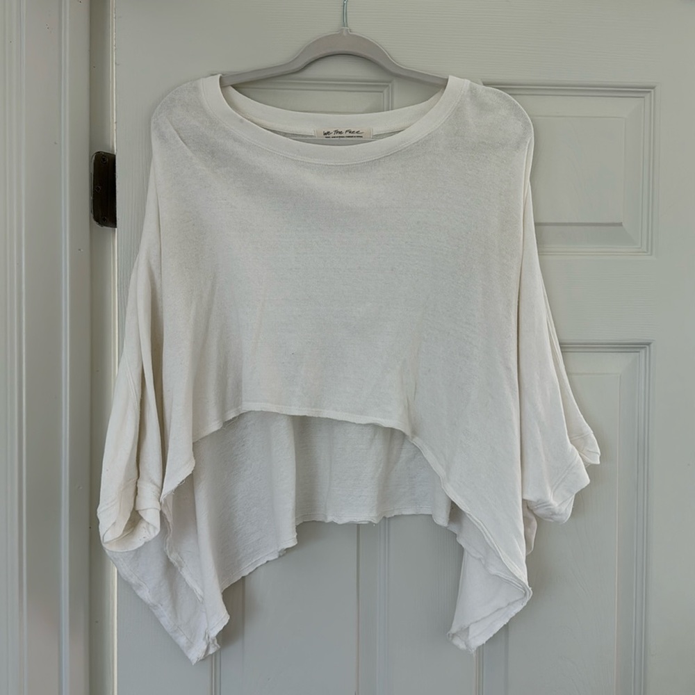 Free people White flowy top